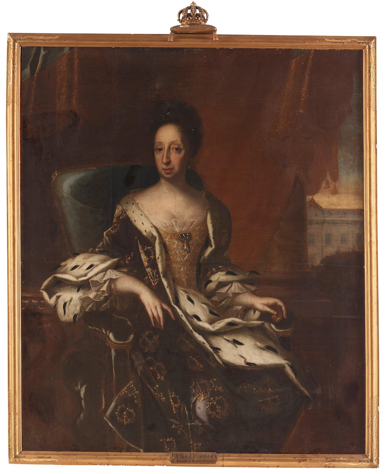 David von Krafft, "Riksänkedrottning Hedvig Eleonora" (1636-1715).