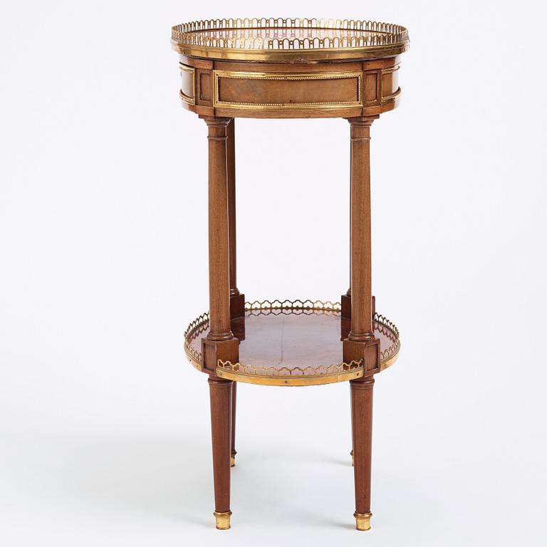 A Louis XVI mahogany and ormolu-mounted table signed Roger Vandercruse Lacroix 'RVLC' (master in Paris 1755-1799).