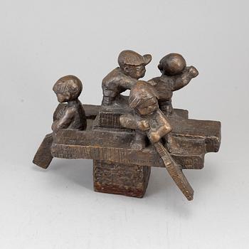 KAI NORAMIES, sculpture, bronze, signed.