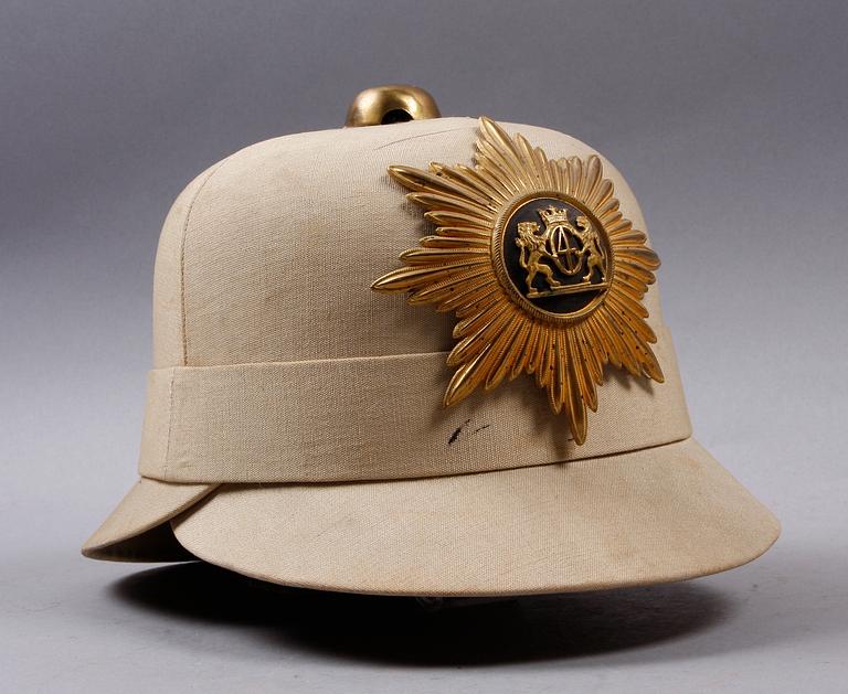 HJÄLM, märkt O. Jensen, Kristianstad. Omkring 1900.