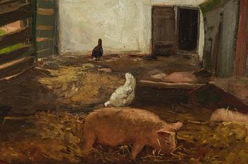 Jakob Kulle, På gården.