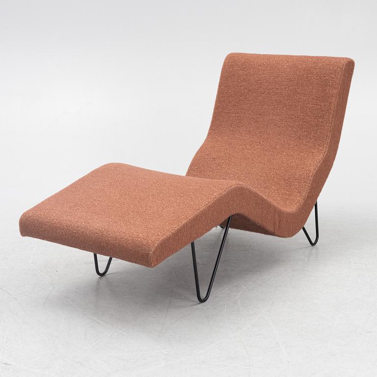 Greta Magnusson Grossman, a 'GMG Chaise Loungue' recliner, Gubi, Denmark, 2019.