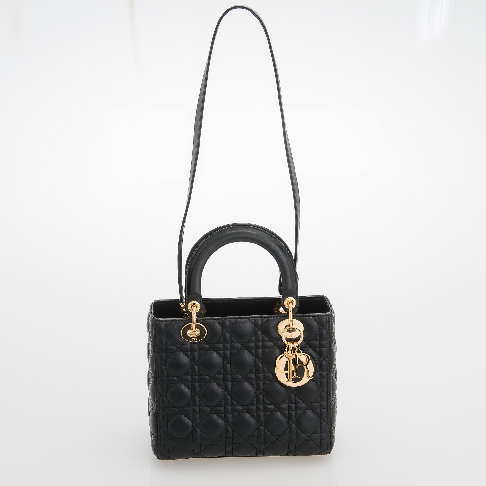Christian Dior, "Lady Dior medium", väska.