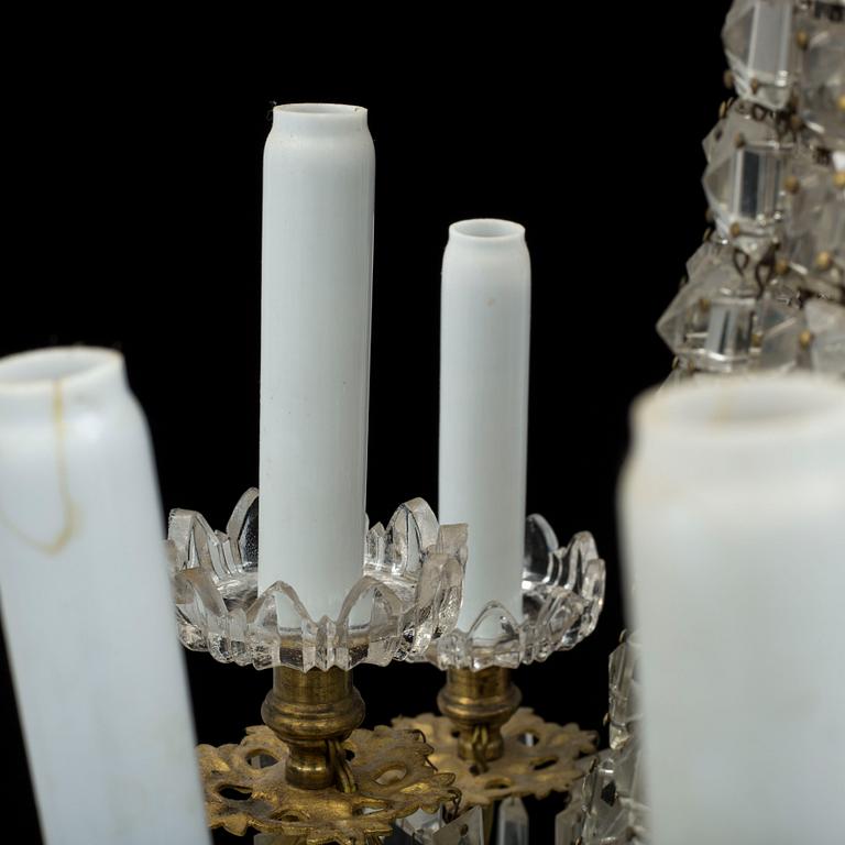 An early 20th century ceiling light.