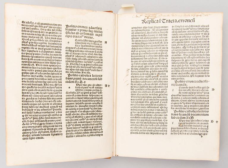 TRACTATUS VARIJ CUM SERMONIBUS, Nürnberg 1490-tal, av Antonius Koberger.