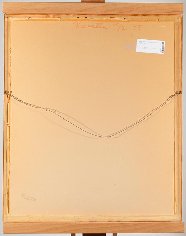 KARI HUHTAMO, serigrafi, signerad och daterad 1974, numrerad 46/50.