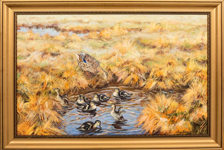 William Gislander, Bathing Ducklings.