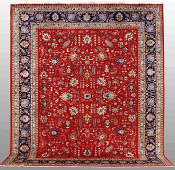 A CARPET, Tabriz, ca 360 x 298 cm.