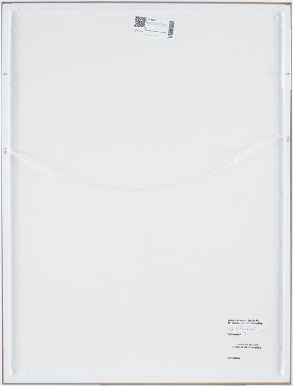 Bengt Lindström, ink and charcoal on paper, signed with stamp, certified by Curt Aspelin verso.