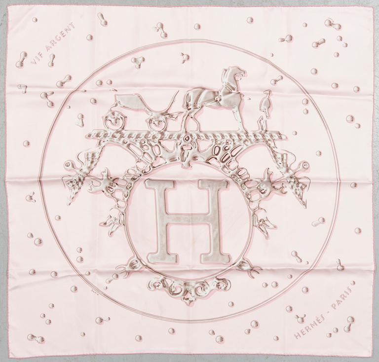 SCARF, Hermès, "Vif Argent".