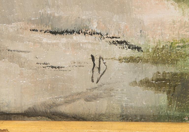 Helge Dahlman, oil on canvas, signed.