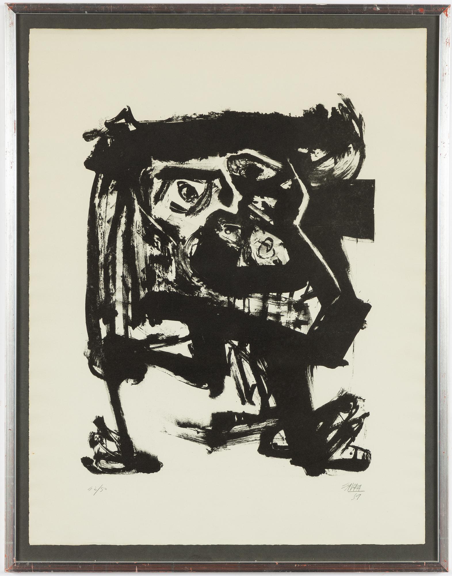 Antonio Saura, Utan titel.