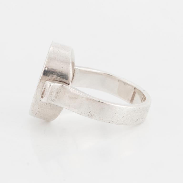 HANS HANSEN, a sterling silver ring, Denmark.