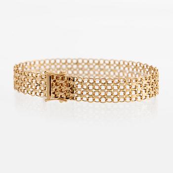 Armband 18K guld, X-länk.