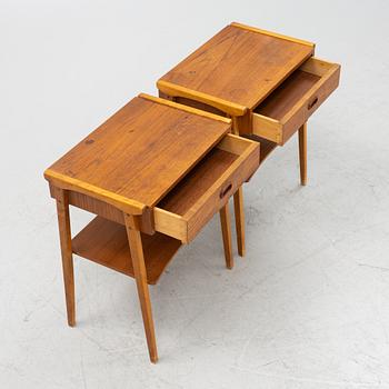 Sängbord, ett par, 1960-tal.