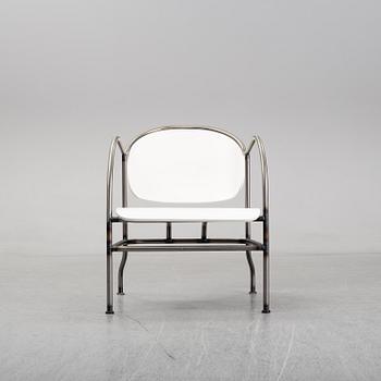 MATS THESELIUS, a tubular steel 'Sven' easy chair, Källemo.