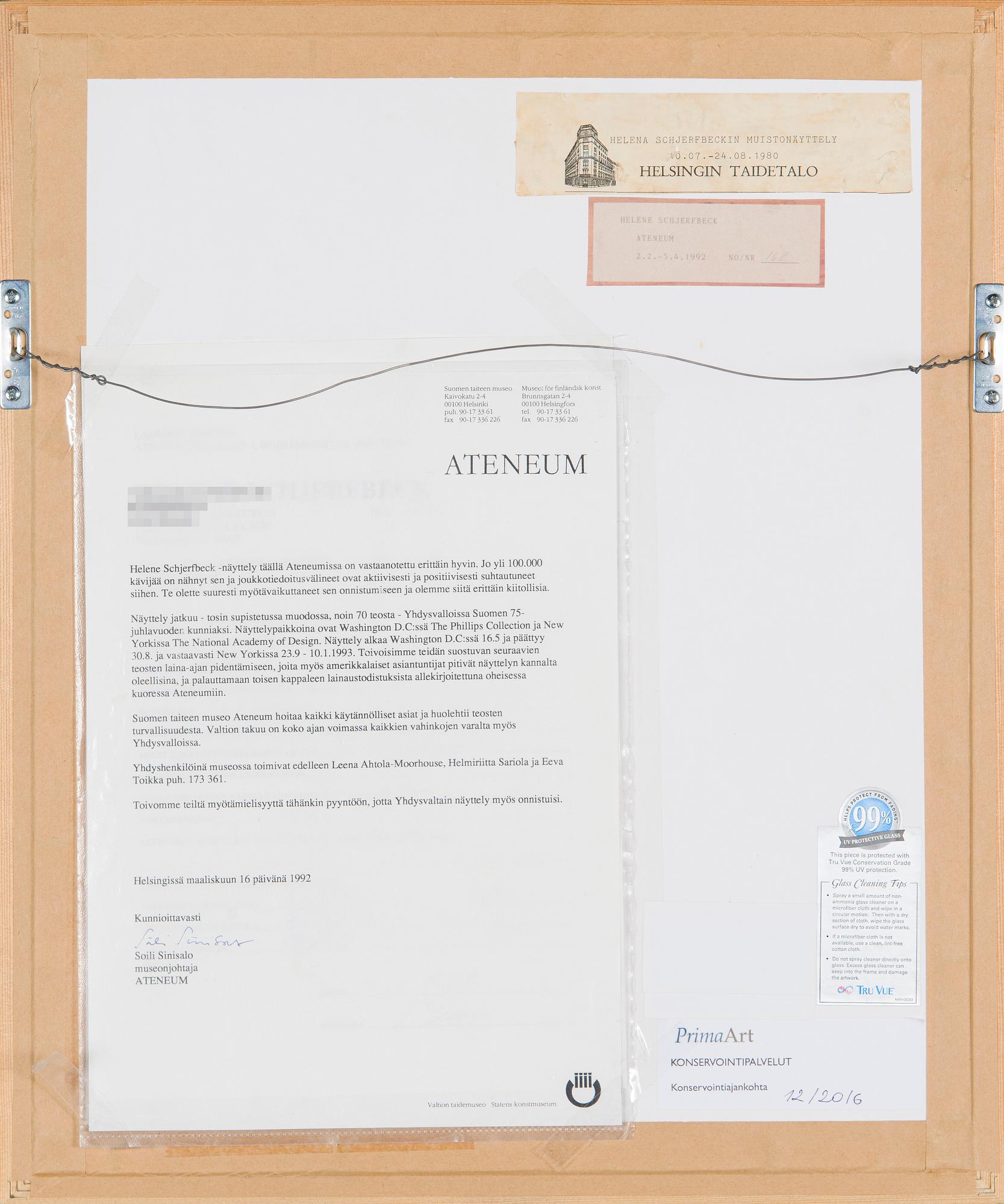 Helene Schjerfbeck, "Mother".