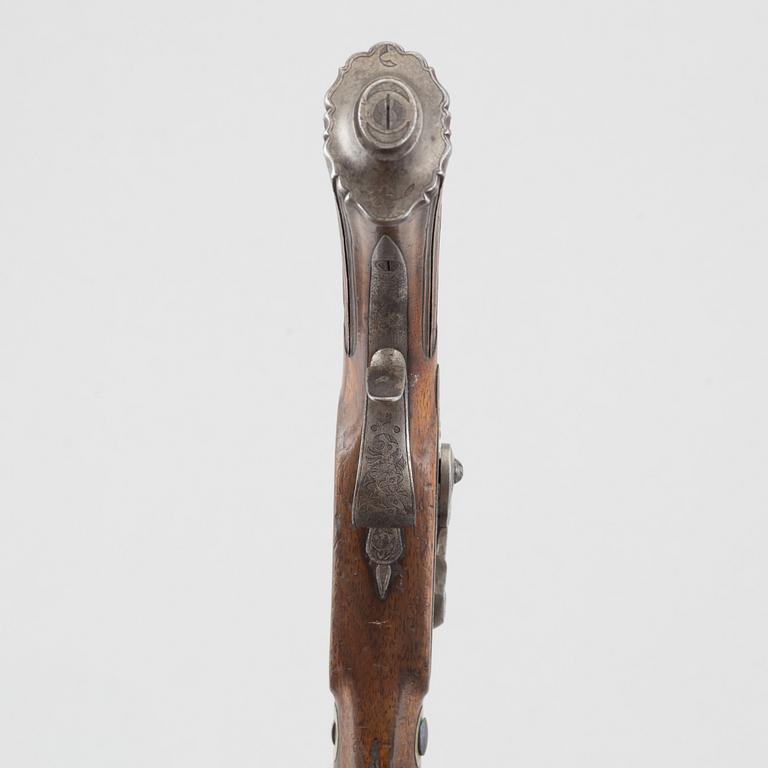 Slaglåspistoler, ett par, 1850-tal, Belgien.