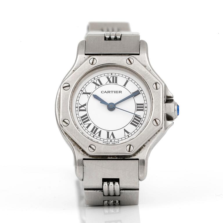 DAMARMBANDSUR, Cartier Santos Octagonal.