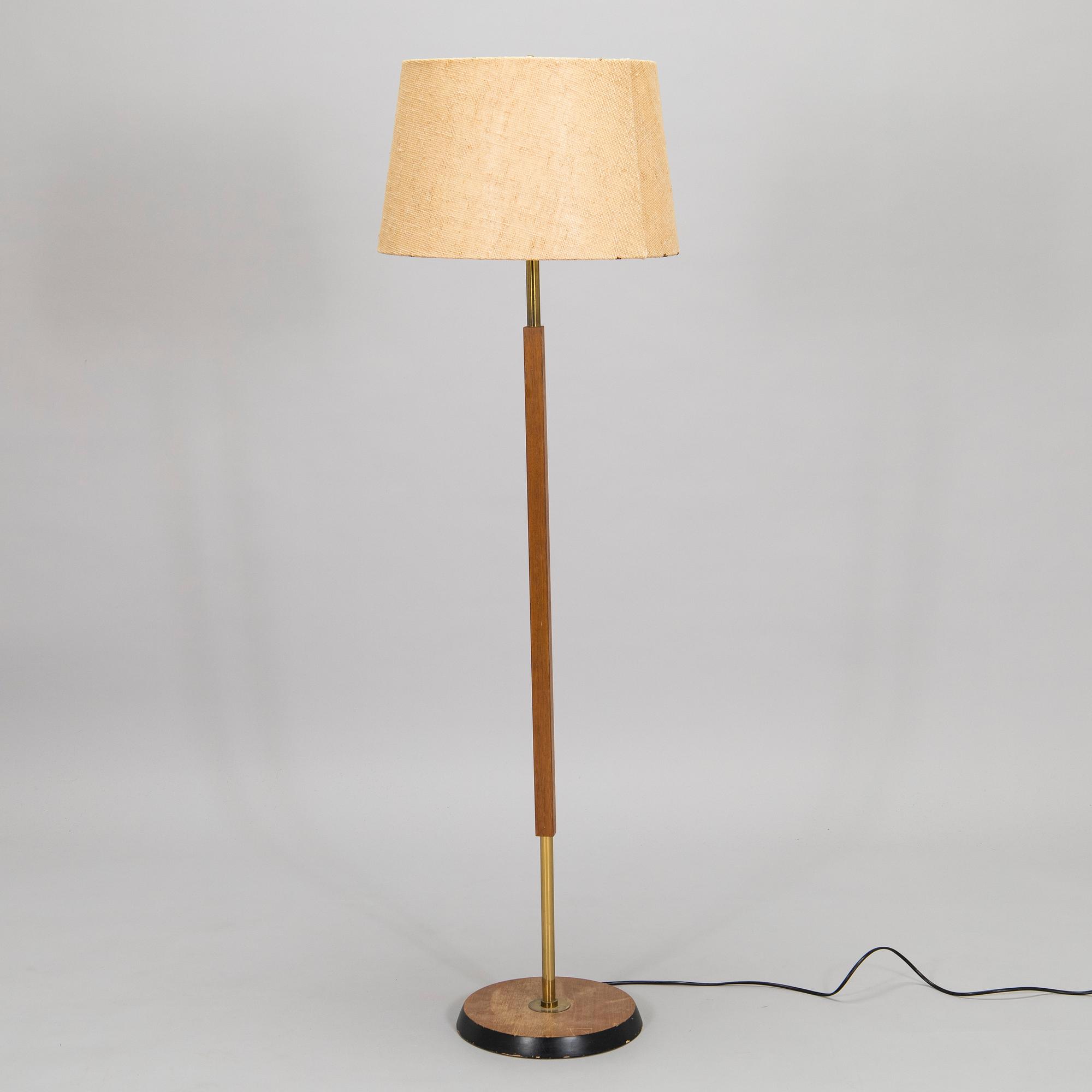 A 1950s floor lamp.
