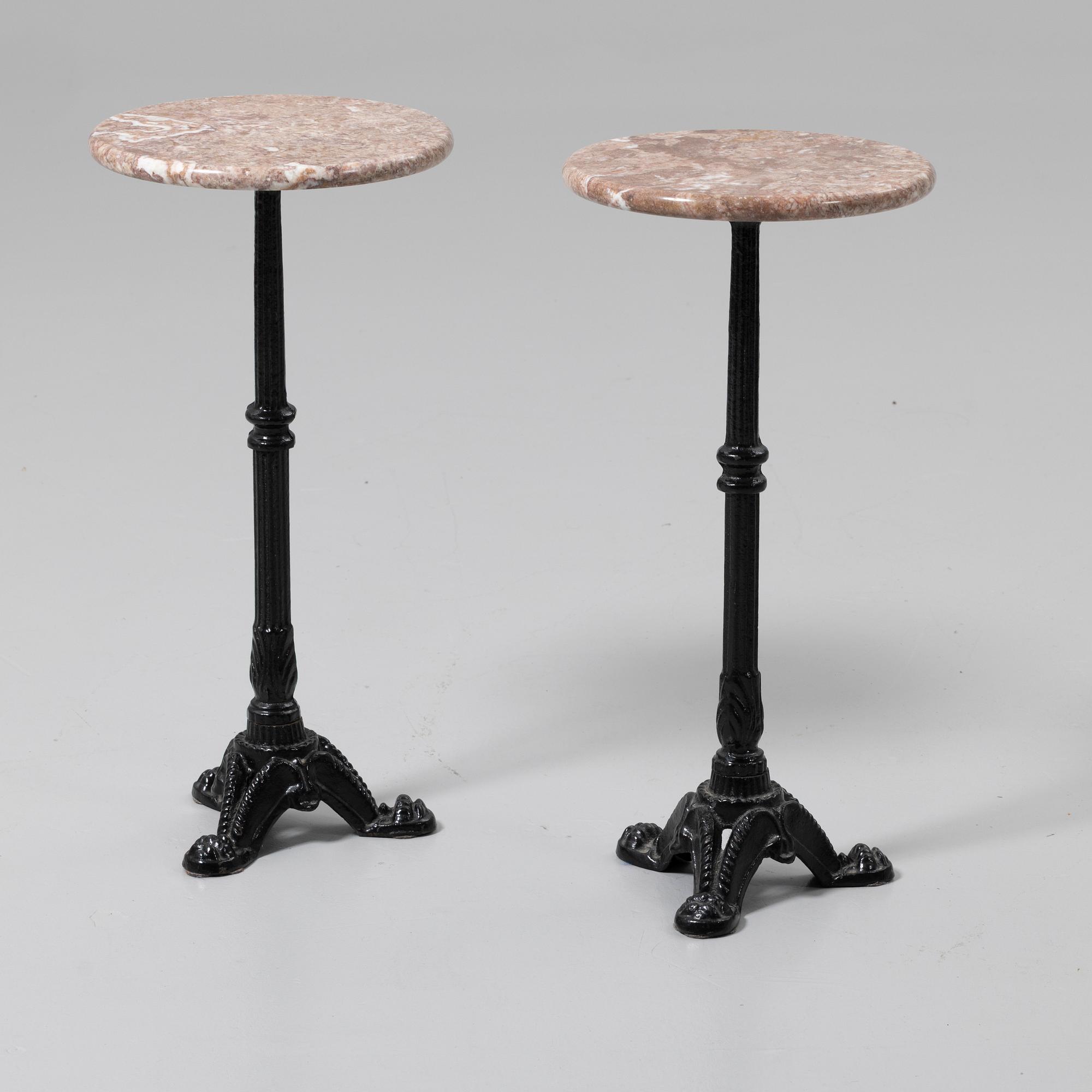 Tables, a pair, 20th century.