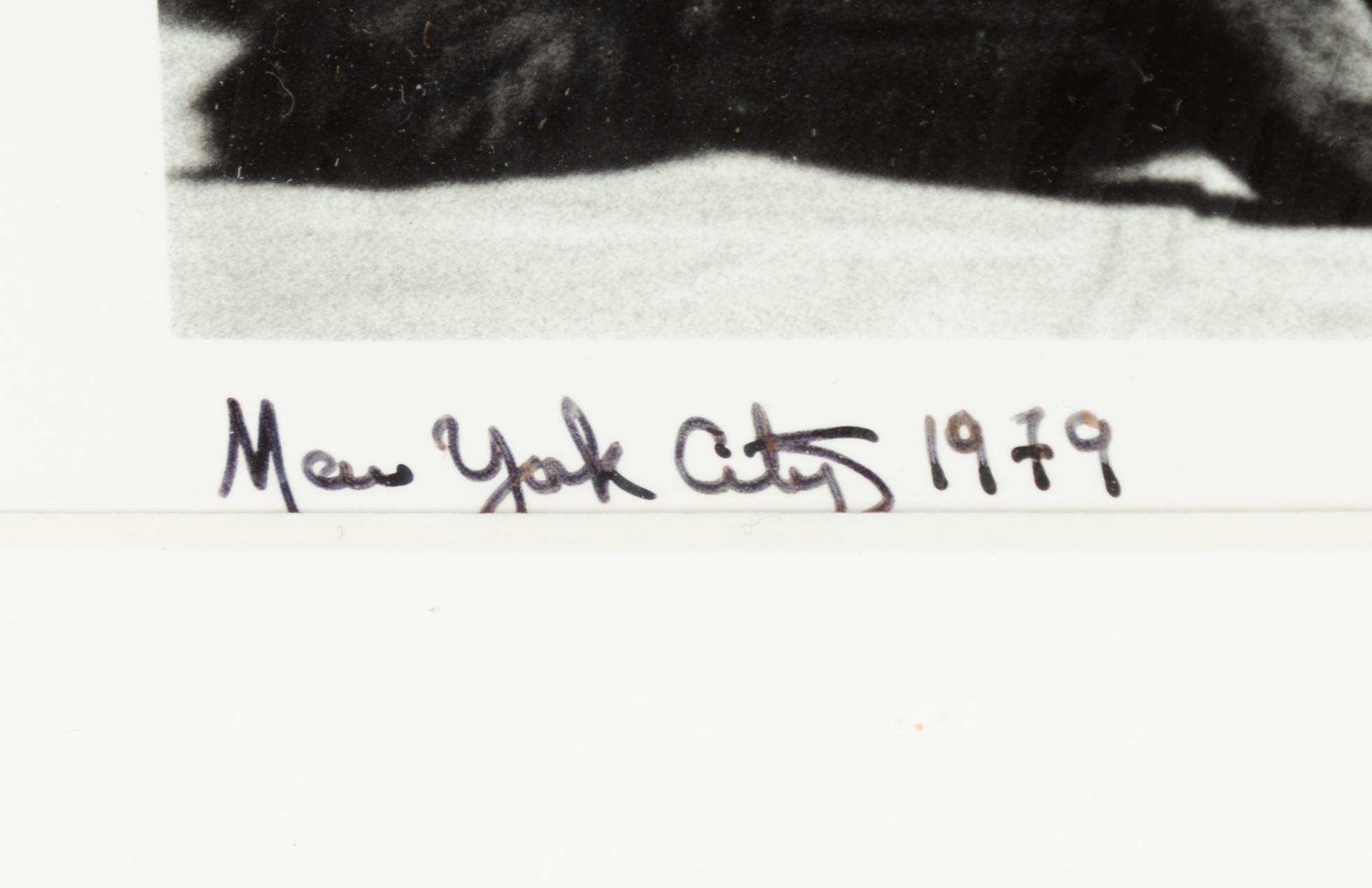 Martin Hugo Maximillian Schrieber, "Madonna and Hugo the Cat, New York 1979".