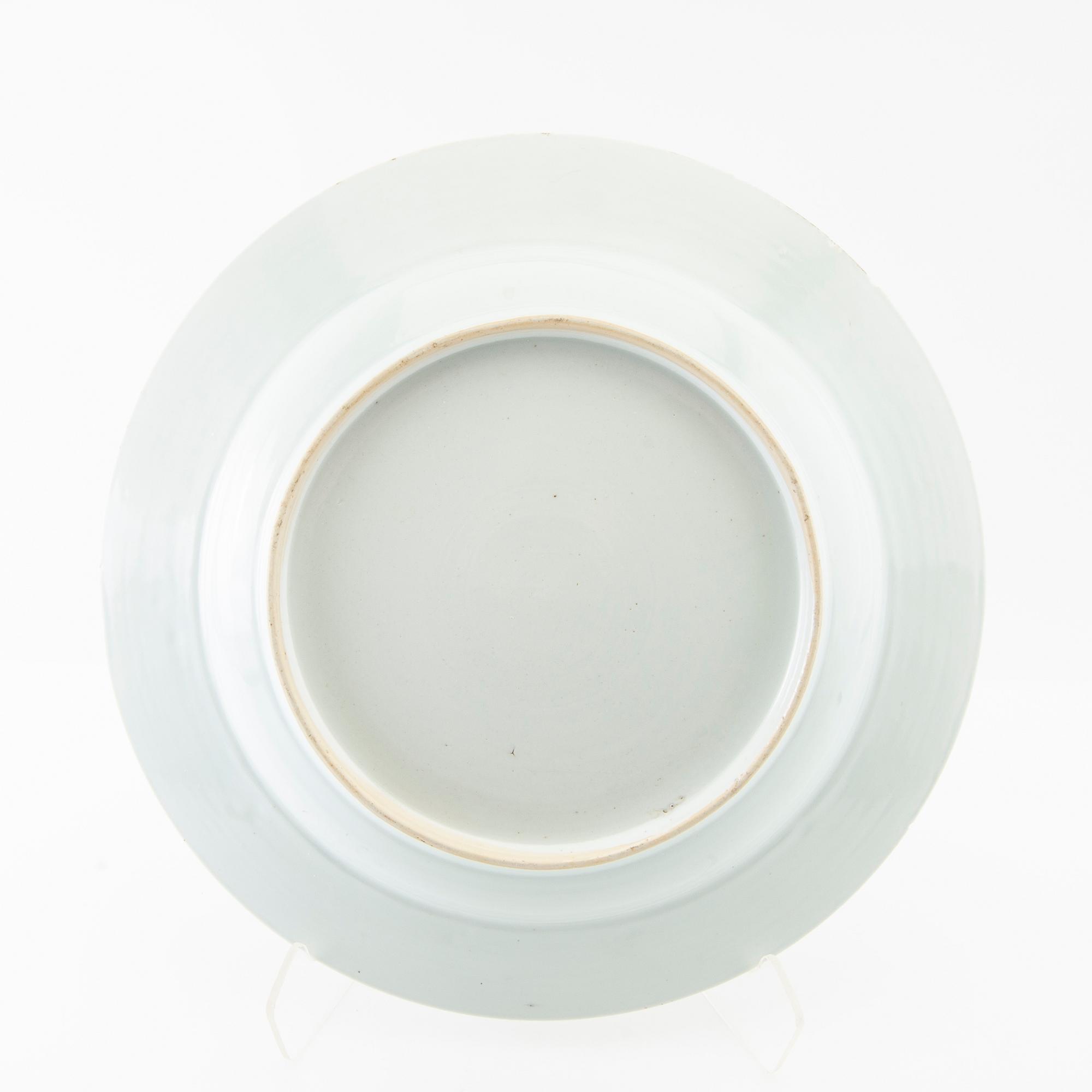 Plate China 18th century porcelain.