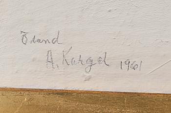 AXEL KARGEL, olja på duk, signerad och daterad 1961.