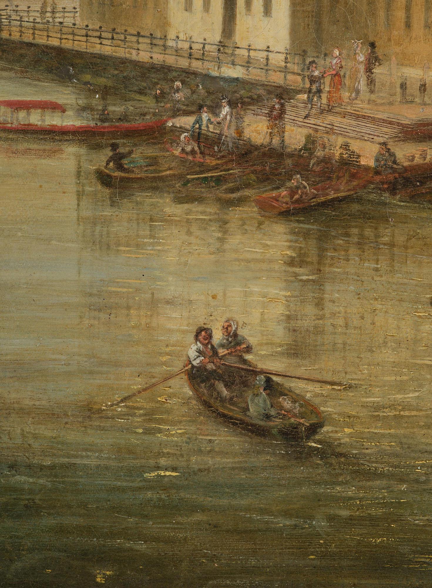 Elias Martin, "Norrström with the Bondeska Palace, Stockholm".