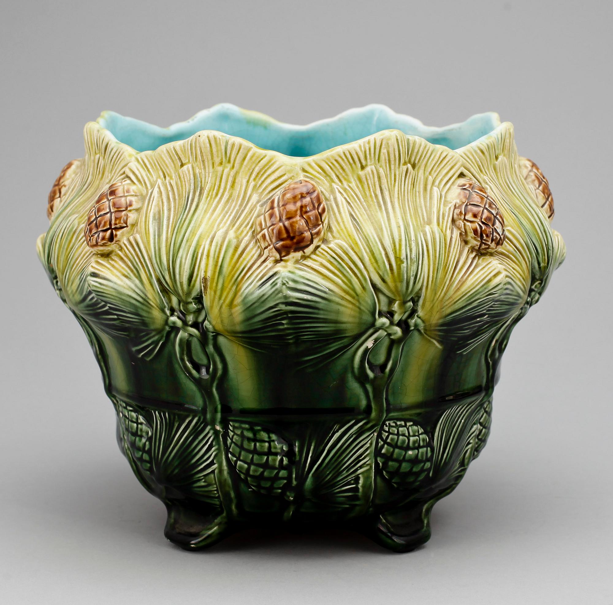 YTTERFODER, majolika, Rörstrand, 1800-talets slut.