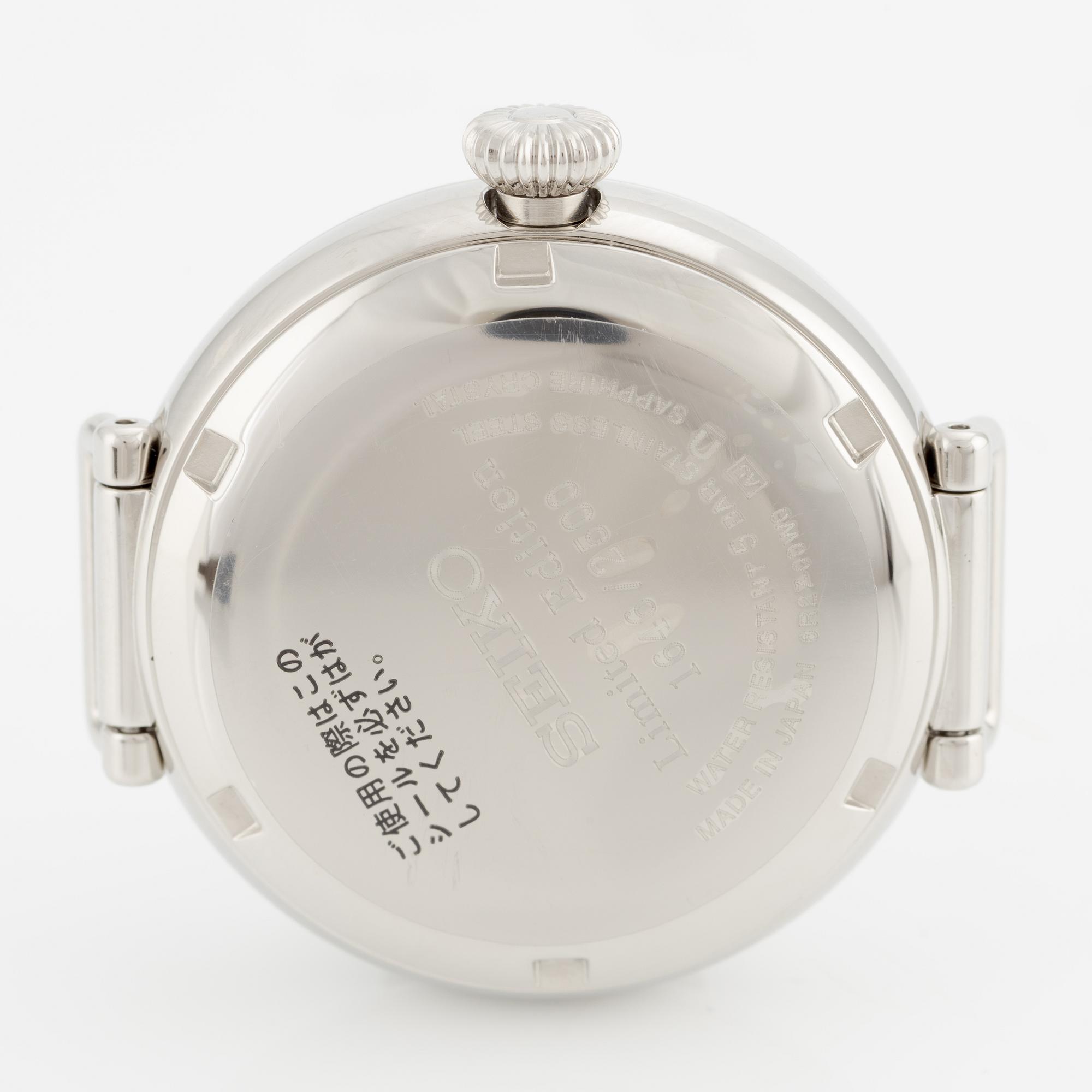 Seiko, Presage, "110th Anniversary Ltd Edt", "Enamel Dial", wristwatch, 37.5 mm.