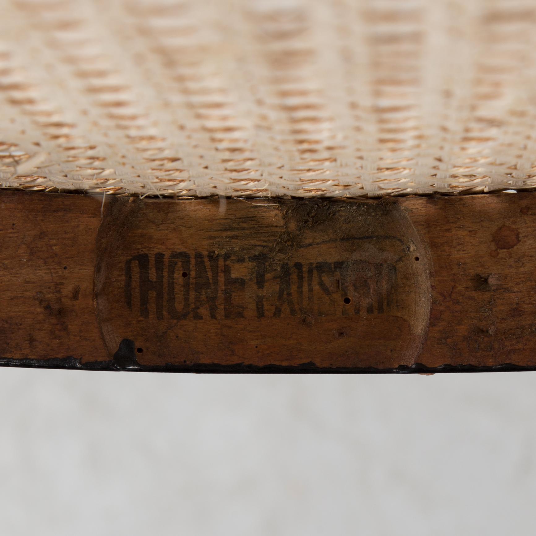 Five Thonet chairs, early 20th century.