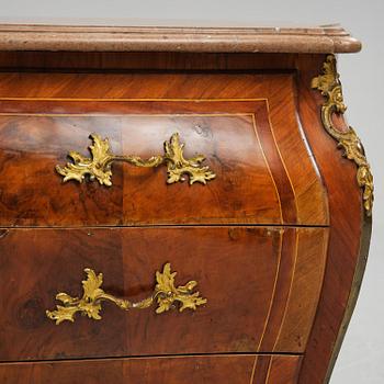 A Swedish Rococo commode attributed to P. Gyllenberg (master in Stockholm 1767-85).