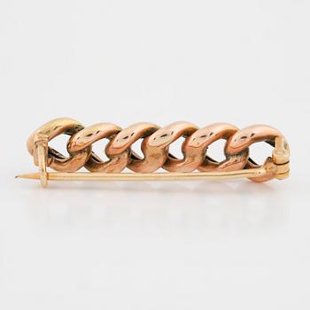 BROSCH, 18K guld.