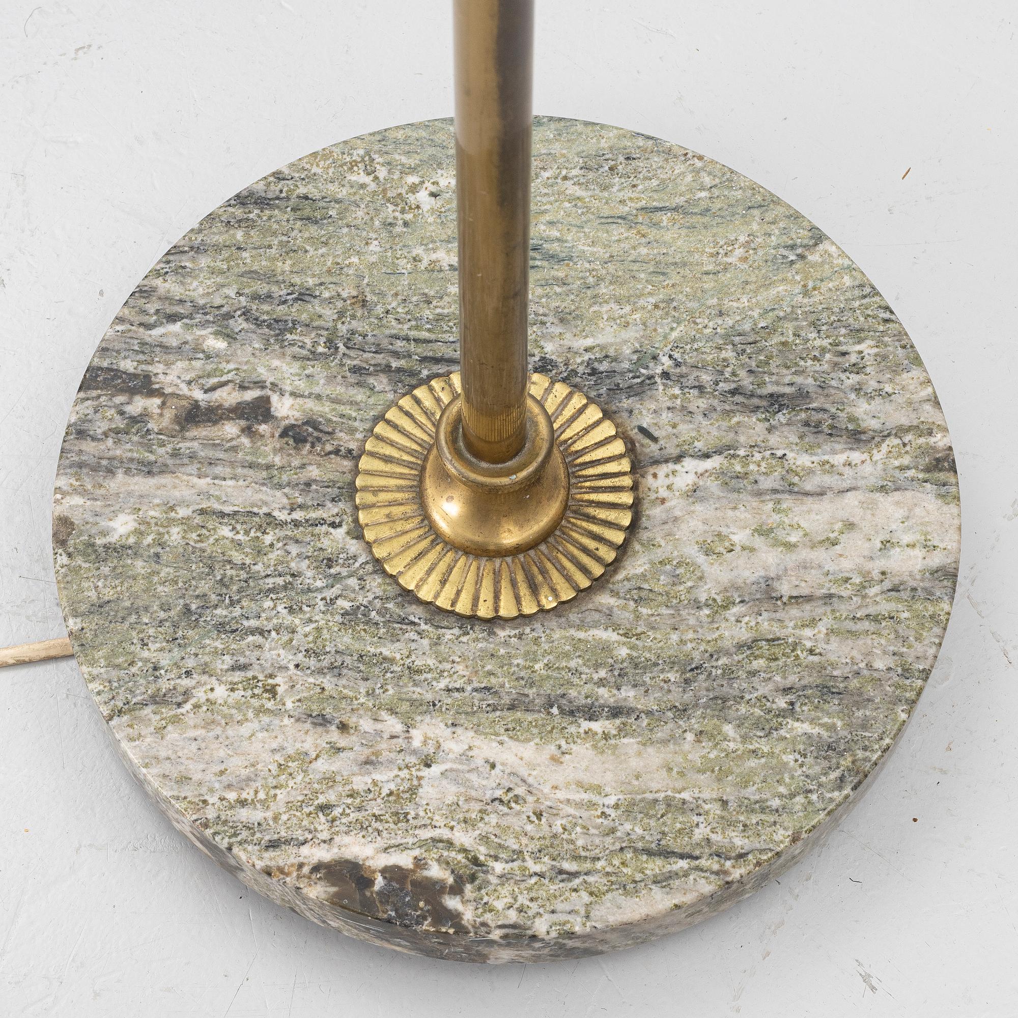 A floor lamp, mid-20th century.