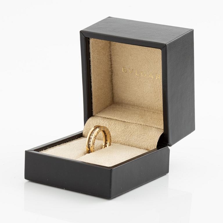 Bulgari, ring, B.Zero1, 18K gold with brilliant-cut diamonds.