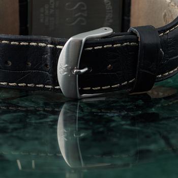 SJÖÖ SANDSTRÖM, Royal Steel Quattro, armbandsur, 40 x 34 (43,5) mm,