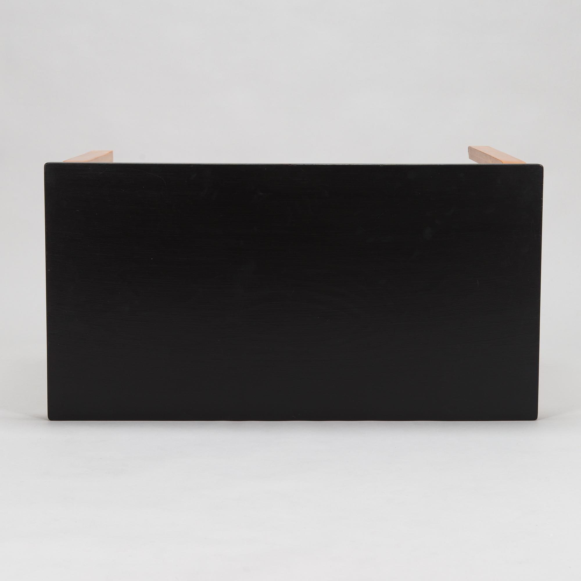 Alvar Aalto, amid 20th century 'K81' desk and '60' stool for O.Y. Huonekalu-ja Rakennustyötehdas A.B.