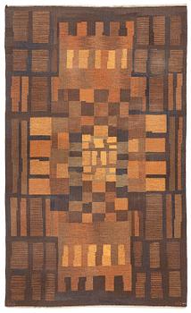 262. Margareta Grandin-Nettles, a flat weave 'Citrin' carpet, c. 303 x 183 cm, signed GLH MG.