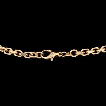 HALSBAND, 18k guld. Vikt ca 58g.
