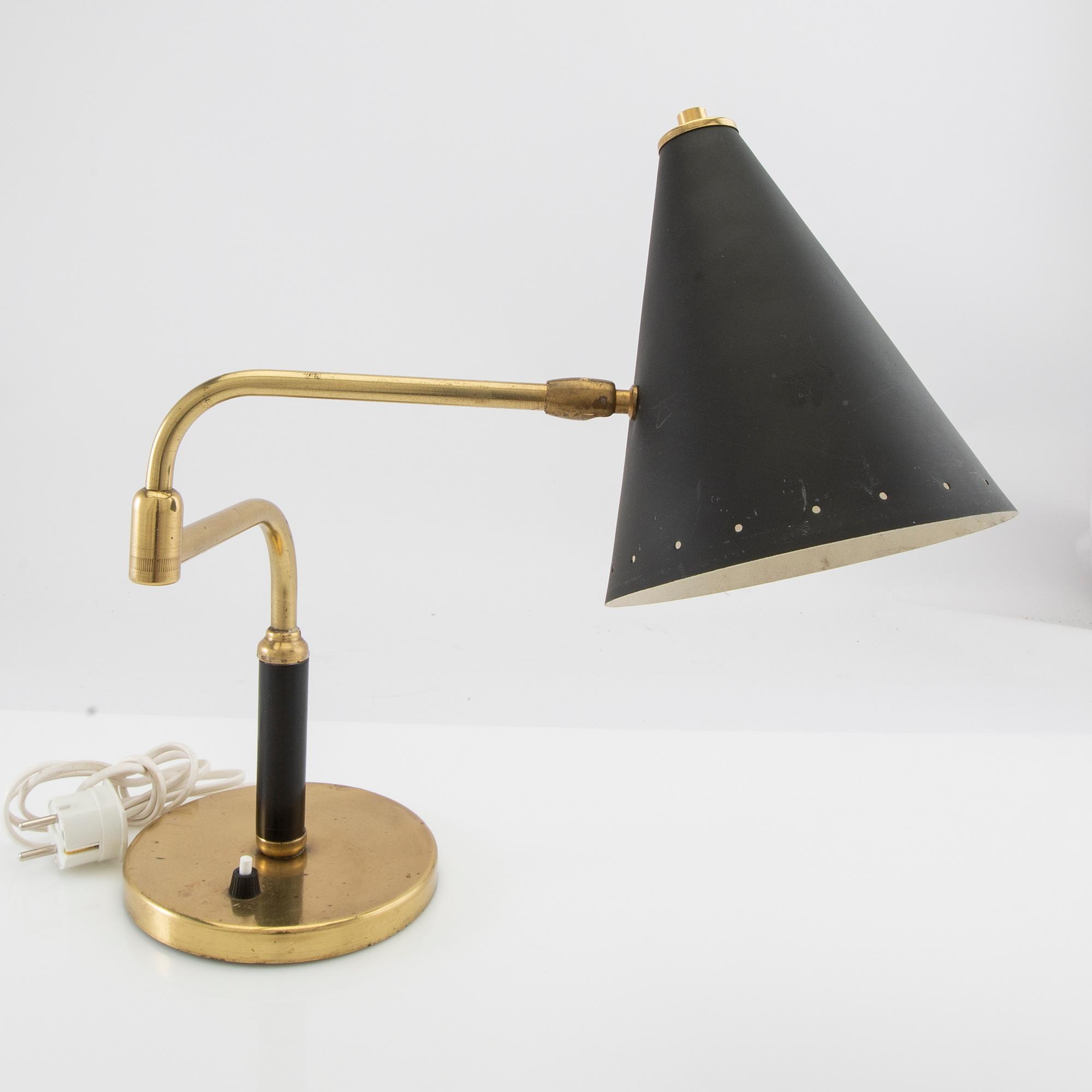 Bordslampa 1900-talets mitt.