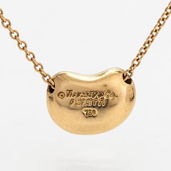 Tiffany & Co, Elsa Peretti, an 18K gold 'Bean' necklace.