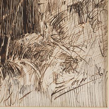 Anders Zorn, Grandmother.