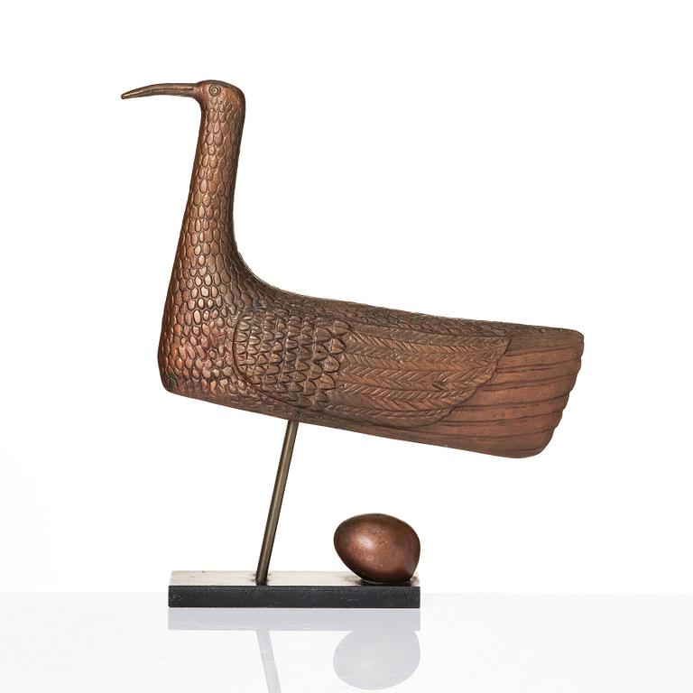 Stig Lindberg, skulptur "Solfågeln", Galleri Scandia, Scandia Present efter 1978.
