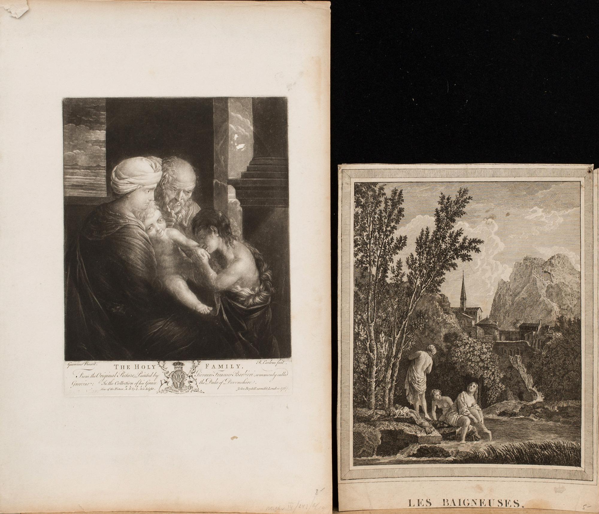 ROBERT VAN AUDENAERDE, RICHARD EARLOM, among others, 16 18th/19th century copper plates/prints.