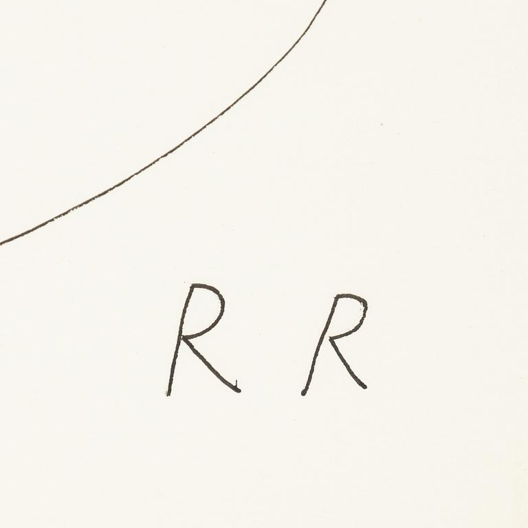 Roger Risberg, indian ink drawing, signed. Executed in 2008.