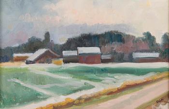 Onni Oja, The First snow.