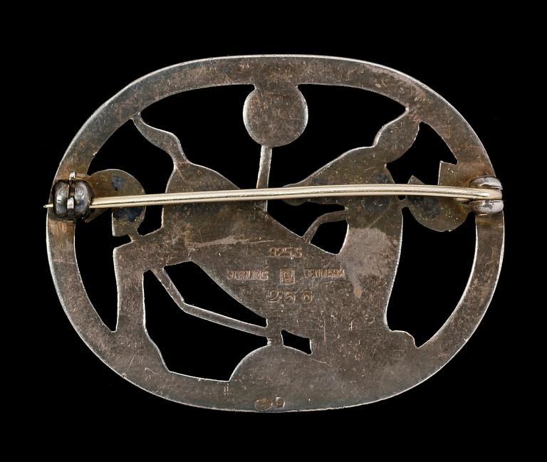 BROSCH, sterlingsliver, Georg Jensen, Danmark.