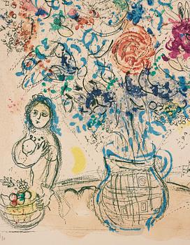 Marc Chagall, "Bouquet à la Tour Eiffel".