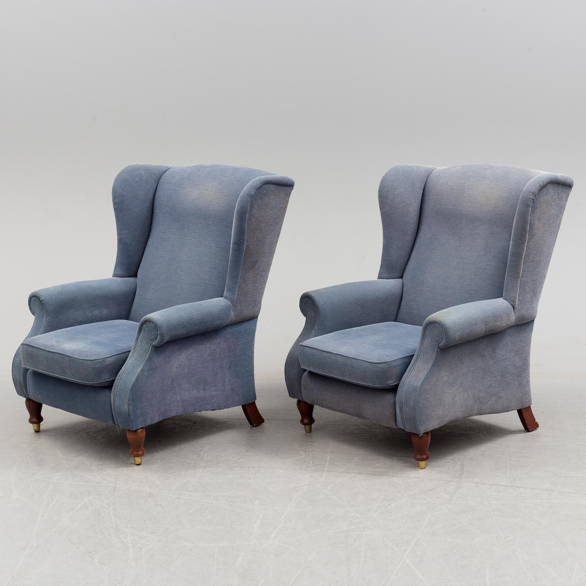 A pair of Parker Knoll 'York' wing chairs.
